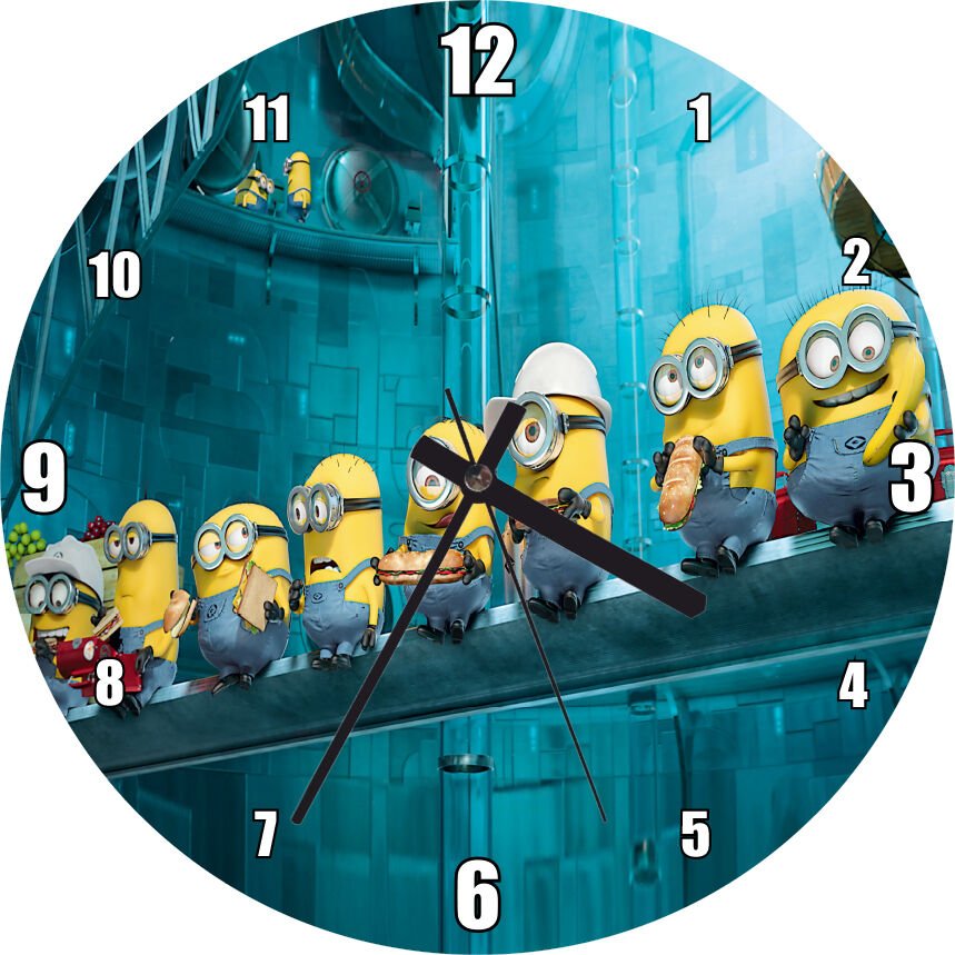 Aşağılık Beni Kölelerinin Görseli Mdf Ahşap Duvar Saati