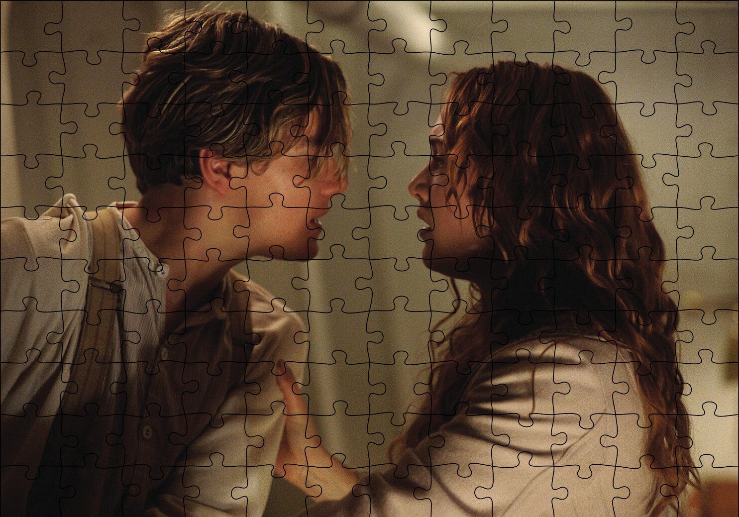 Titanic Jack Dawson Puzzle Yapboz MDF Ahşap