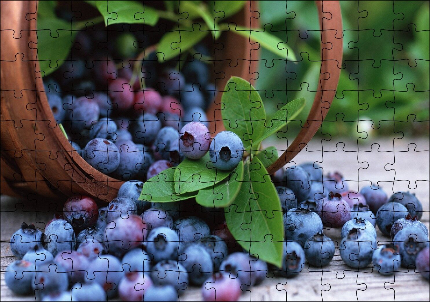 Kovada Yaban Mersini Puzzle Yapboz MDF Ahşap 120 Parça 24 cm X 34 cm