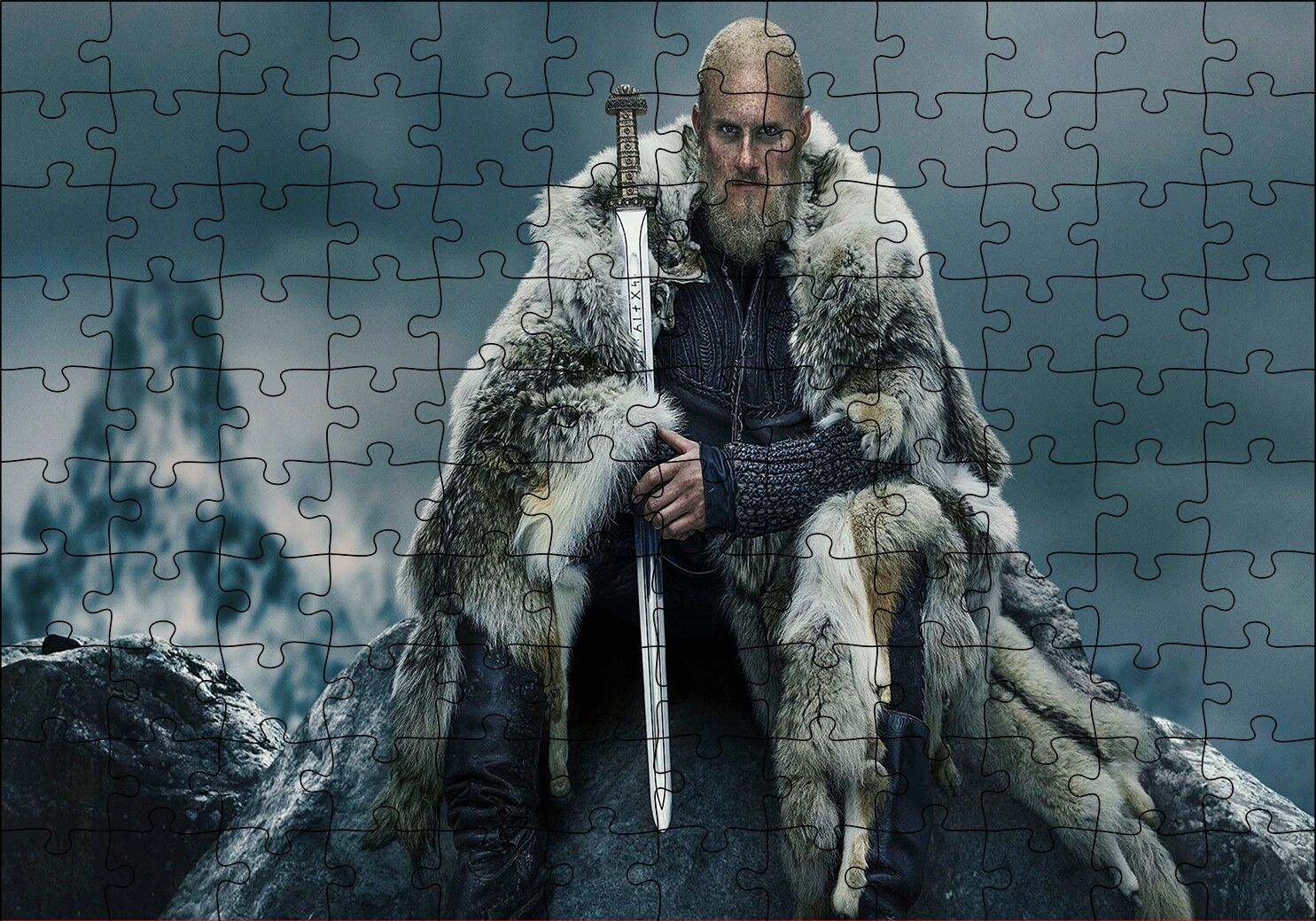 Viking Alexander Ludwig Puzzle Yapboz MDF Ahşap