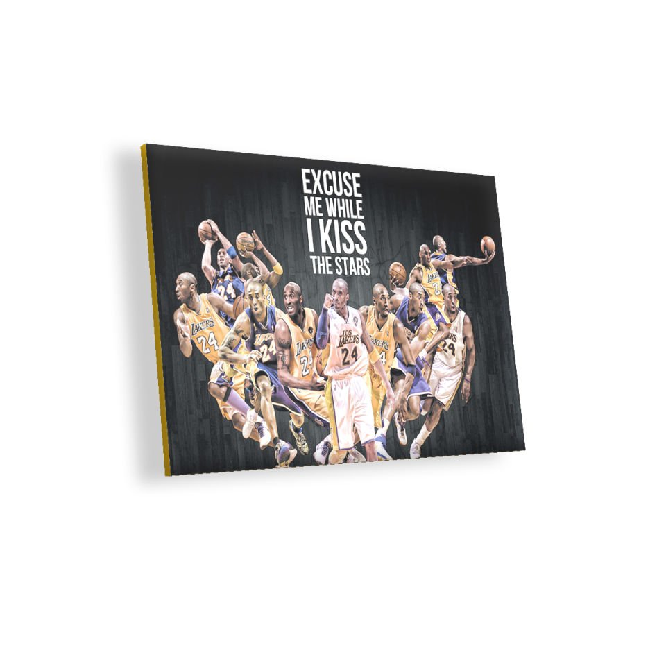 Kobe Bryant Özgürlük MDF Akşap Duvar Tablo 25x35 cm