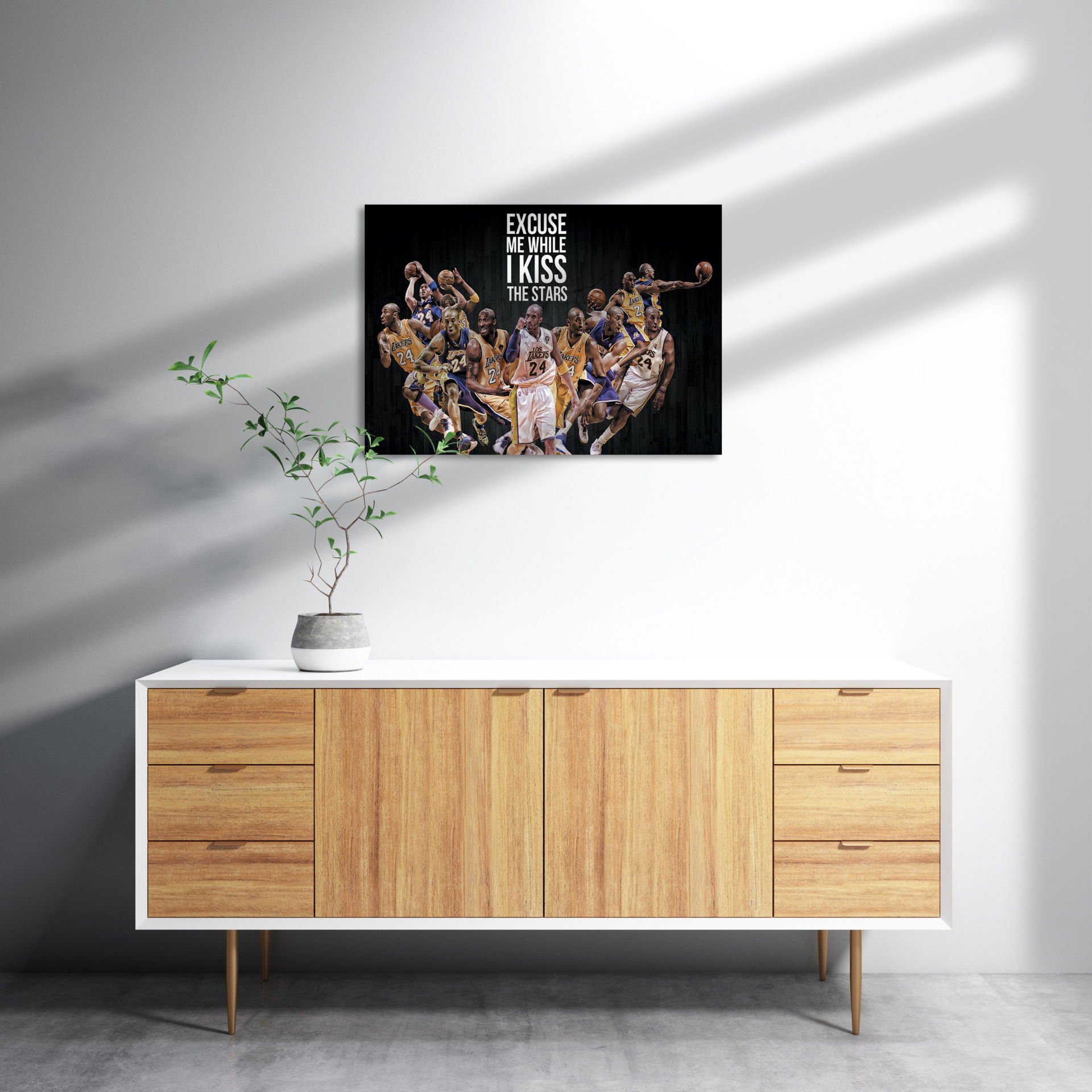 Kobe Bryant Özgürlük MDF Akşap Duvar Tablo 50x70 cm