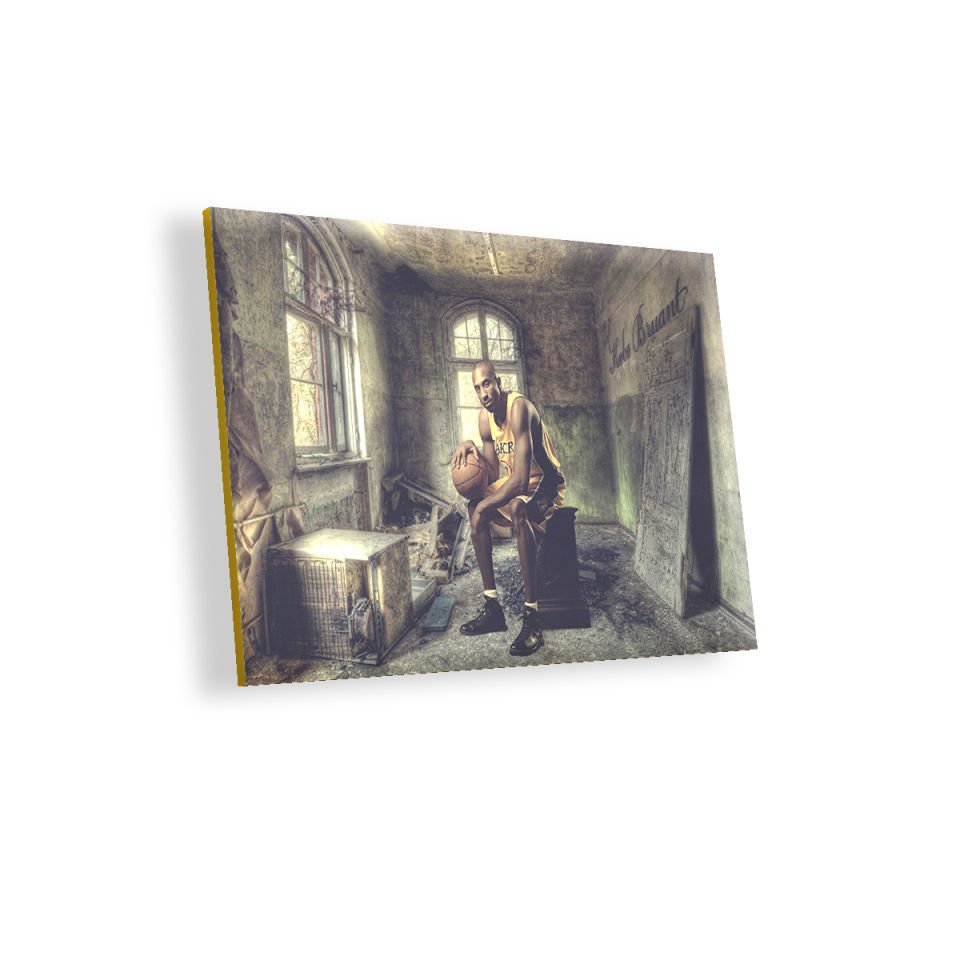 Kobe Bryant Geçmişten MDF Akşap Duvar Tablo 50x70 cm
