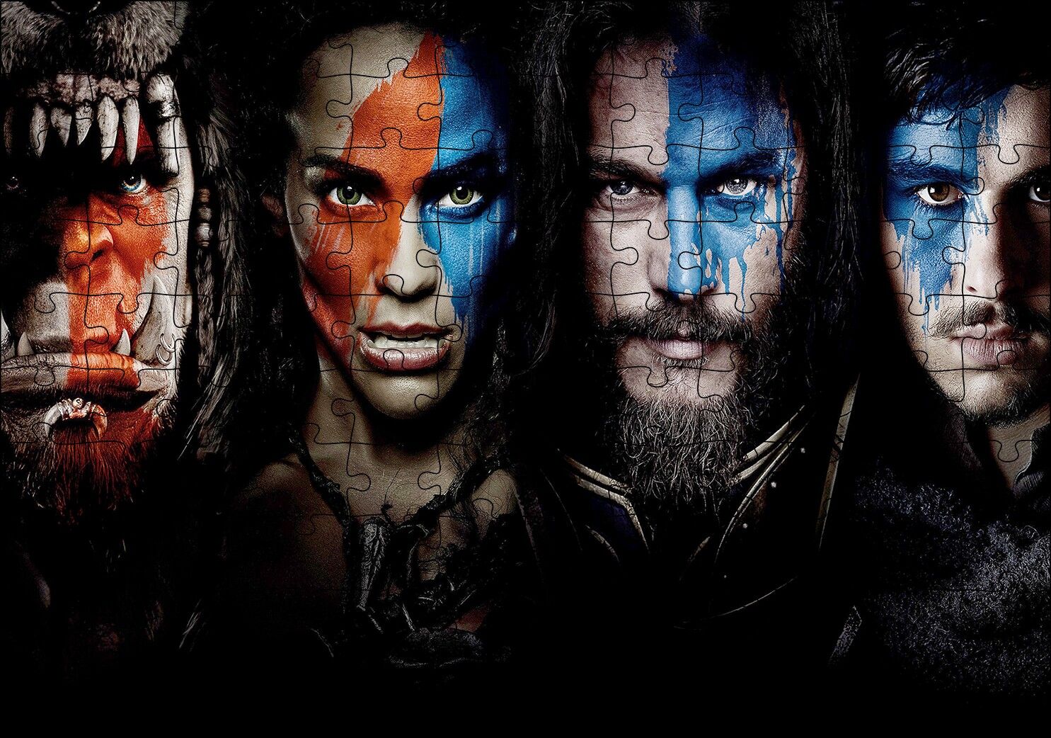 Warcraft Karakterleri Puzzle Yapboz MDF Ahşap