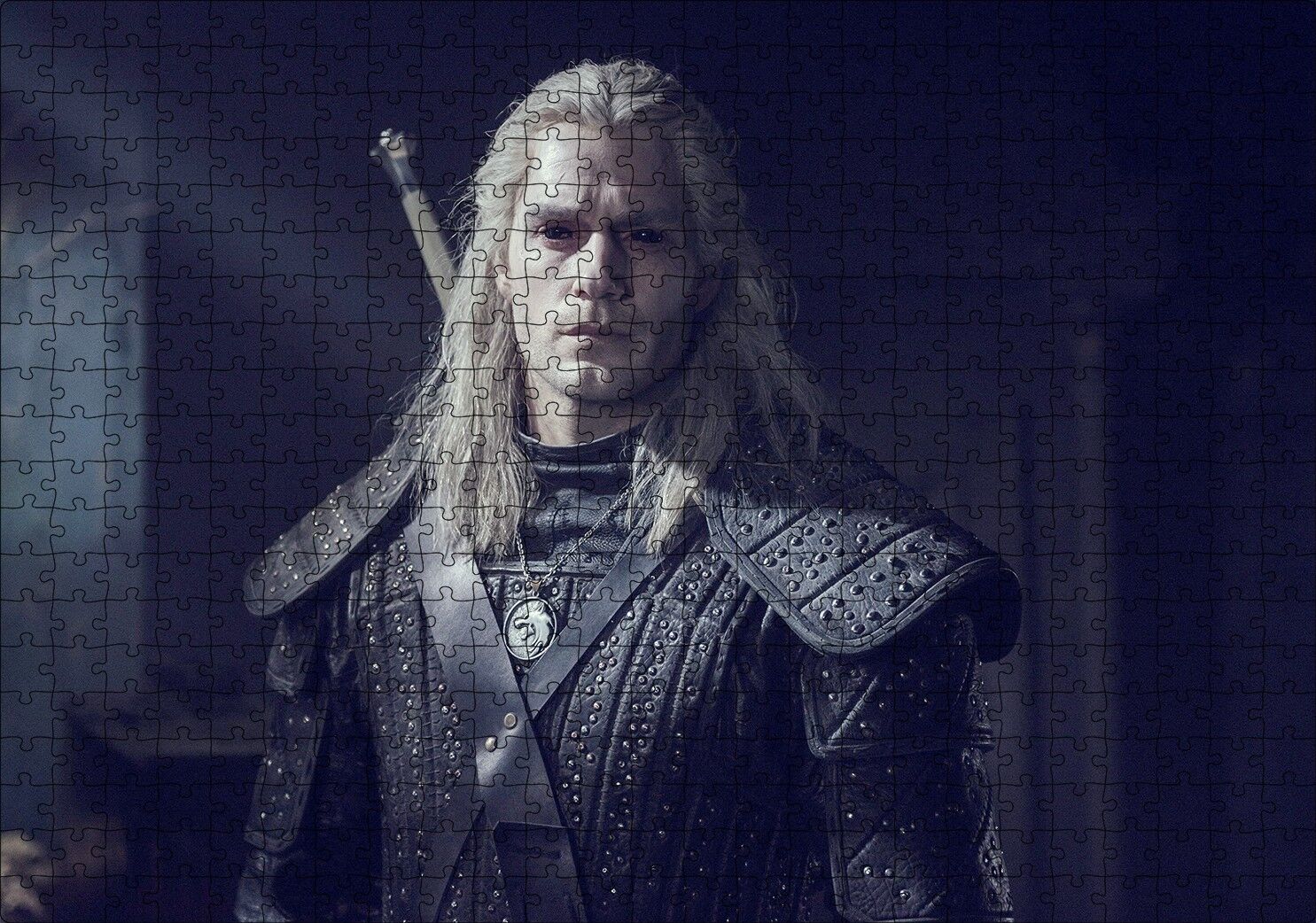 The Witcher Henry Cavill Puzzle Yapboz MDF Ahşap 500 Parça 49 cm X 68 cm