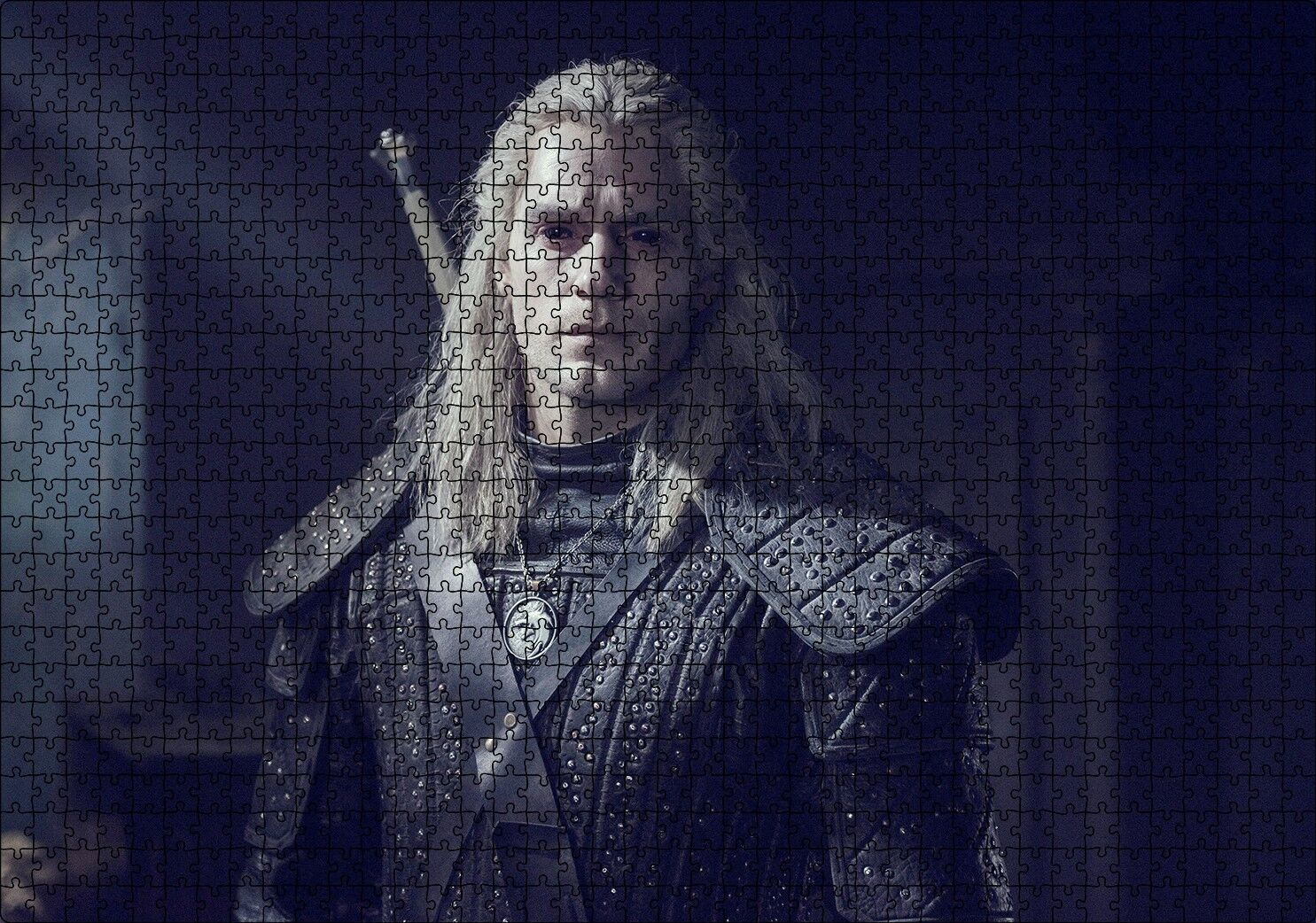 The Witcher Henry Cavill Puzzle Yapboz MDF Ahşap 1000 Parça 49 cm X 68 cm
