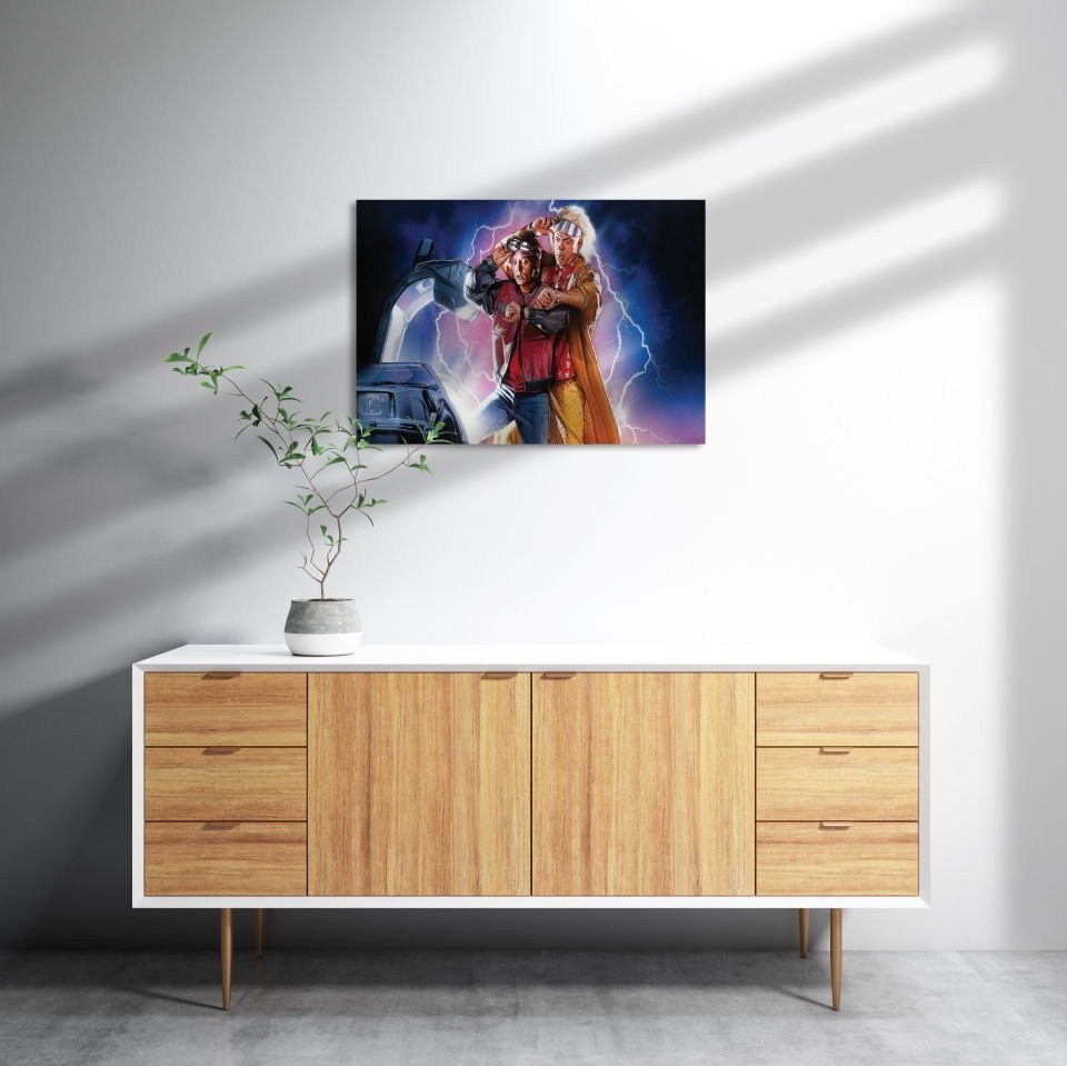 Geleceğe Dönüş MDF Akşap Duvar Tablo 35x50 cm