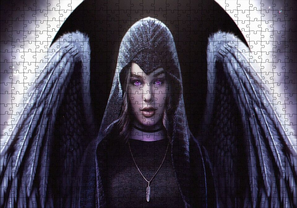 Titans Raven Teagan Croft Puzzle Yapboz MDF Ahşap 500 Parça 49 cm X 68 cm