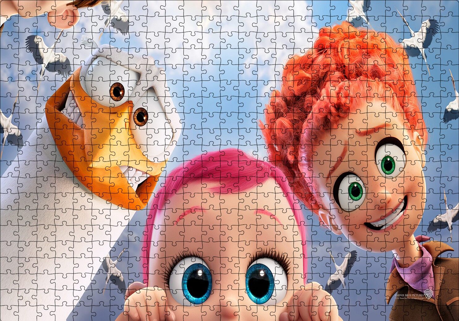 Leylekler Filmi Sahnesi Puzzle Yapboz MDF Ahşap 500 Parça 49 cm X 68 cm