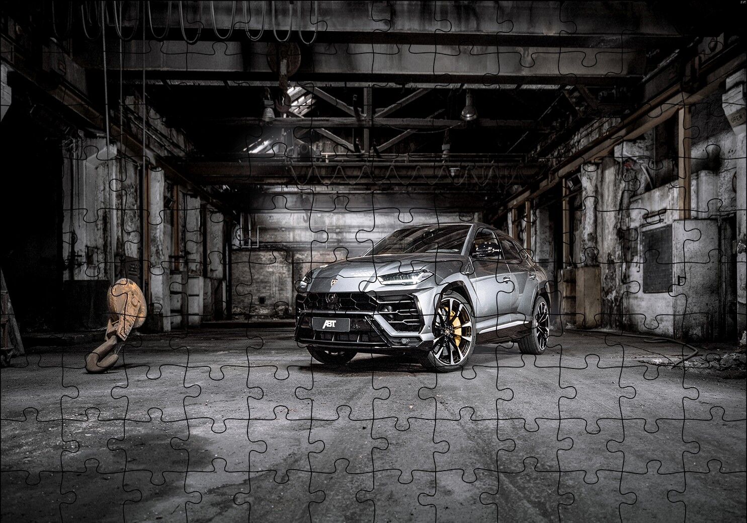 Lamborghini Urus Puzzle Yapboz MDF Ahşap 120 Parça 24 cm X 34 cm