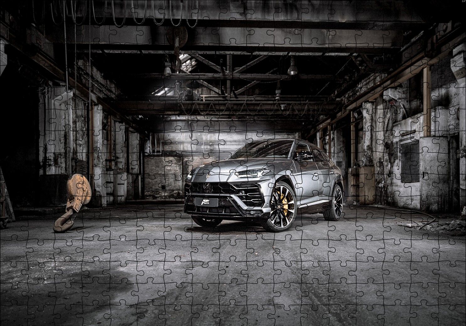 Lamborghini Urus Puzzle Yapboz MDF Ahşap 255 Parça 34 cm X 49 cm