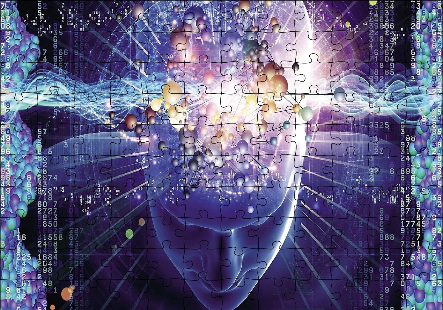 Beyin Gücü Puzzle Yapboz MDF Ahşap 120 Parça 24 cm X 34 cm