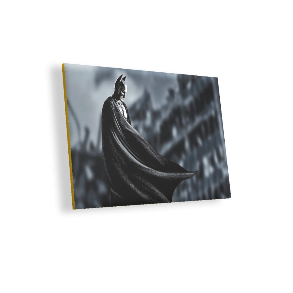 Batman Gecede MDF Akşap Duvar Tablo 25x35 cm
