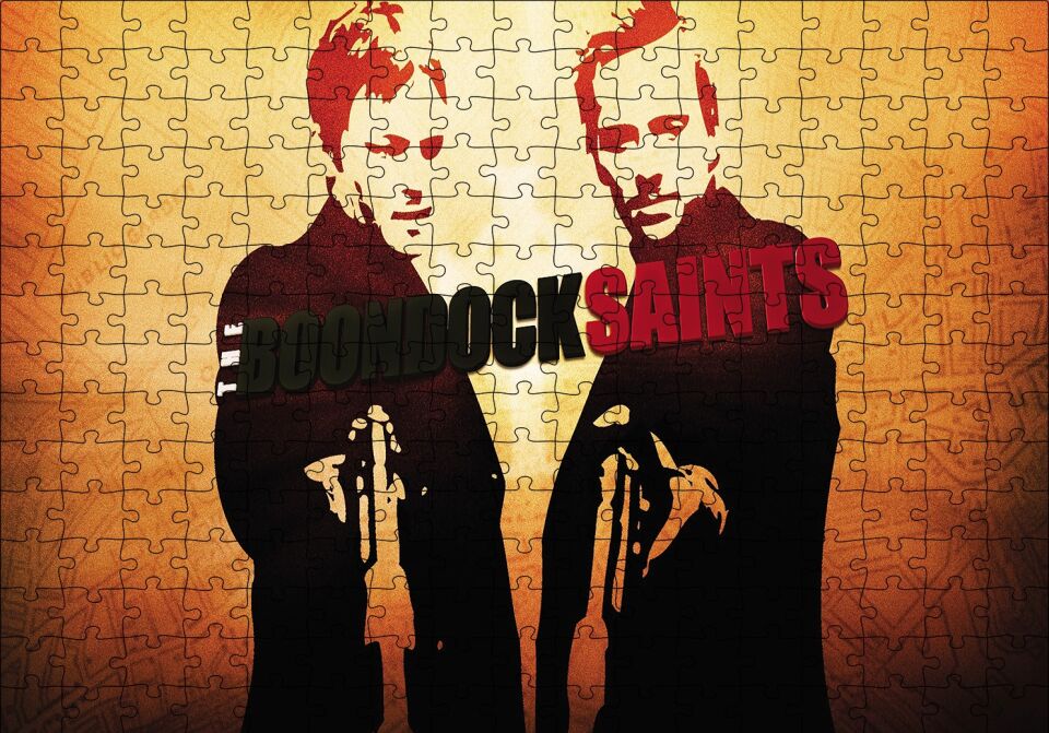 Boondock Saints Puzzle Yapboz MDF Ahşap 255 Parça 34 cm X 49 cm