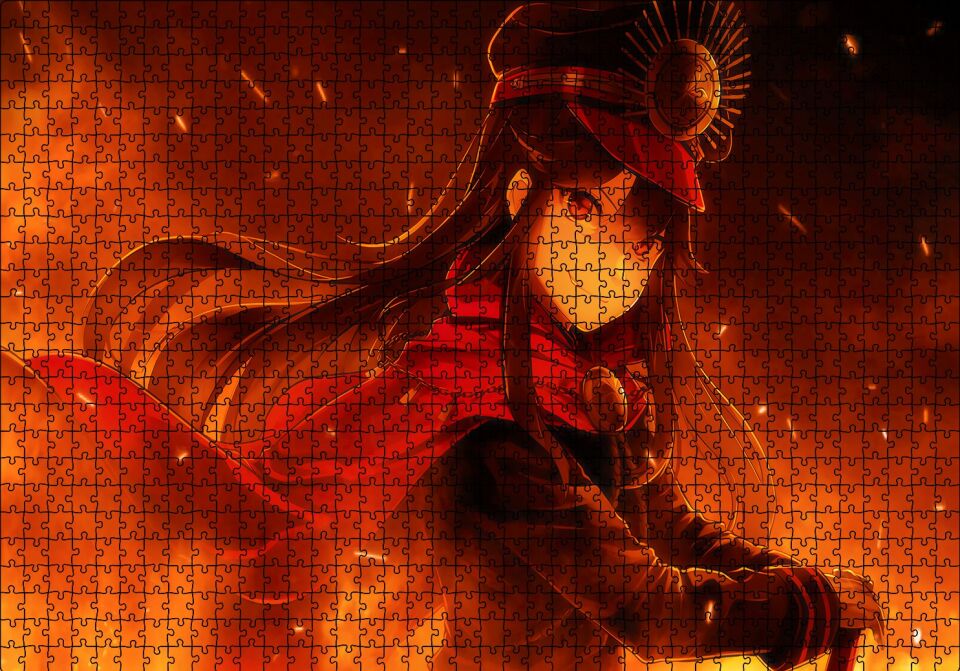 Oda Nobunaga Puzzle Yapboz MDF Ahşap 1000 Parça 49 cm X 68 cm
