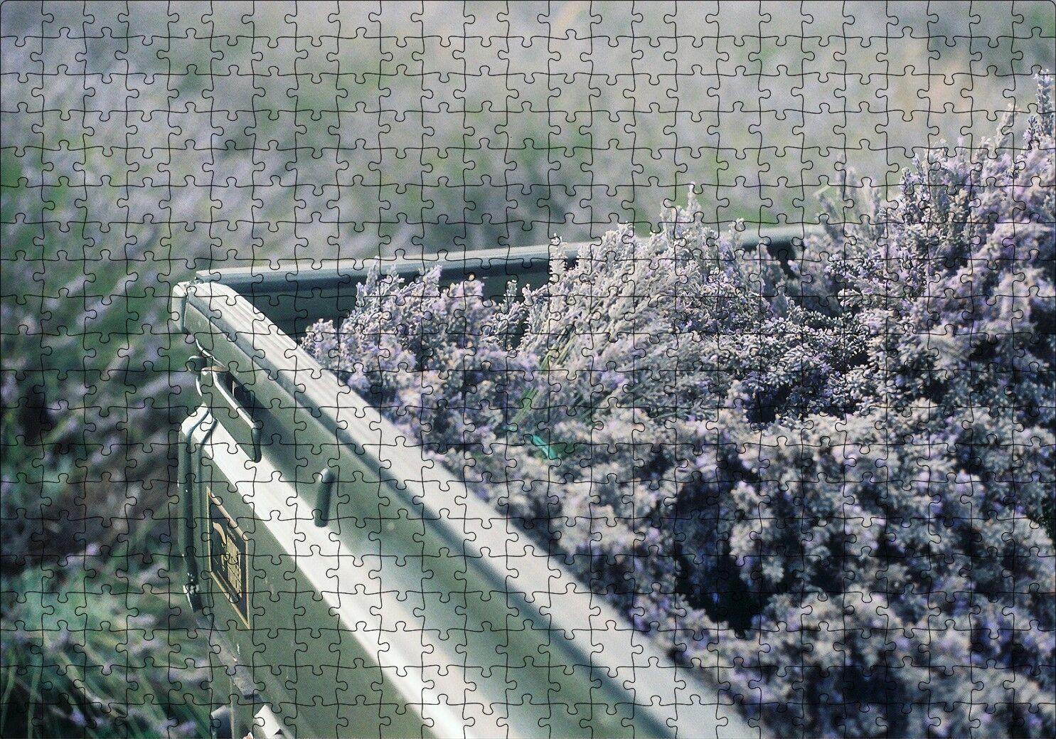Kasada Lavantalar Puzzle Yapboz MDF Ahşap 500 Parça 49 cm X 68 cm