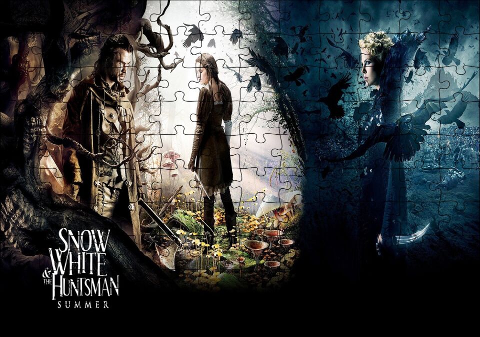 s ve Avcı Filmi Afişi Puzzle Yapboz MDF Ahşap