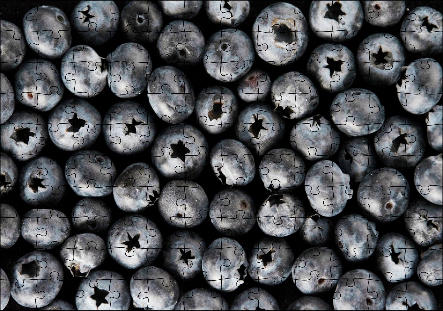 Yabanmersini Meyveleri Yanaşık Düzen Puzzle Yapboz MDF Ahşap