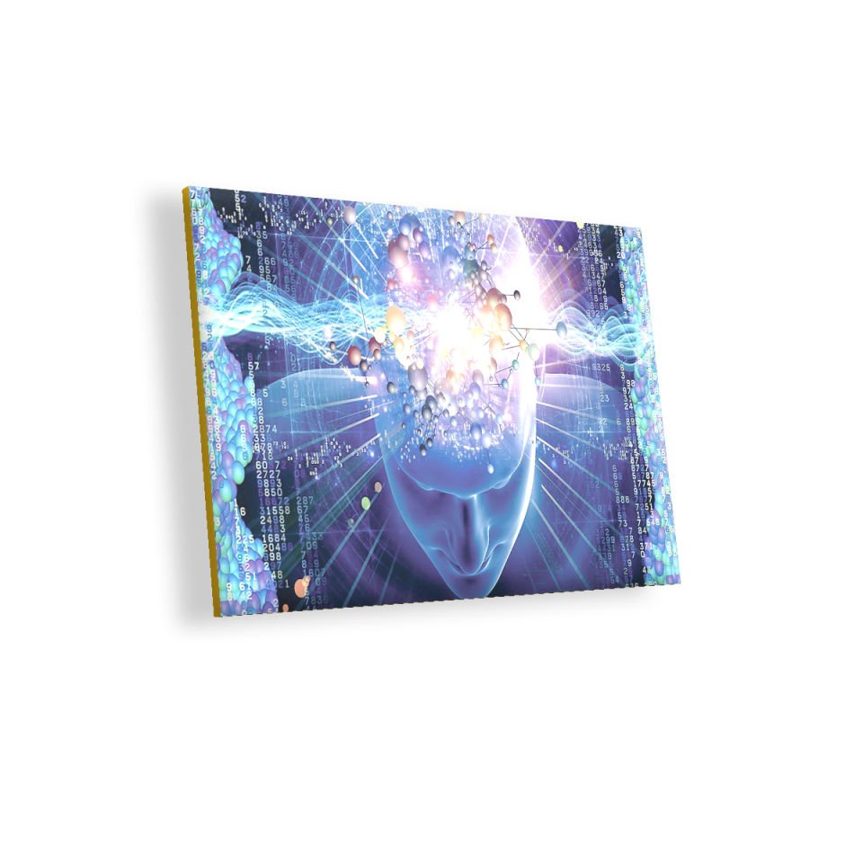 Beyin Gücü MDF Akşap Duvar Tablo 25x35 cm