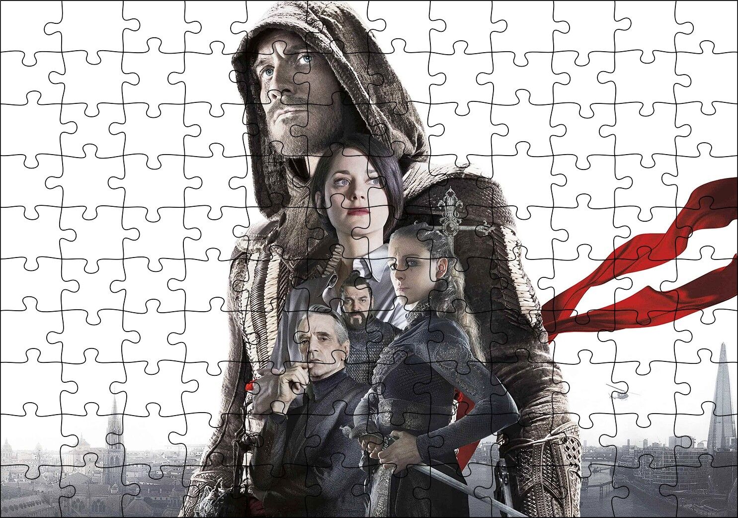 Suikastçı Film Afişi Görseli Puzzle Yapboz MDF Ahşap 120 Parça 24 cm X 34 cm