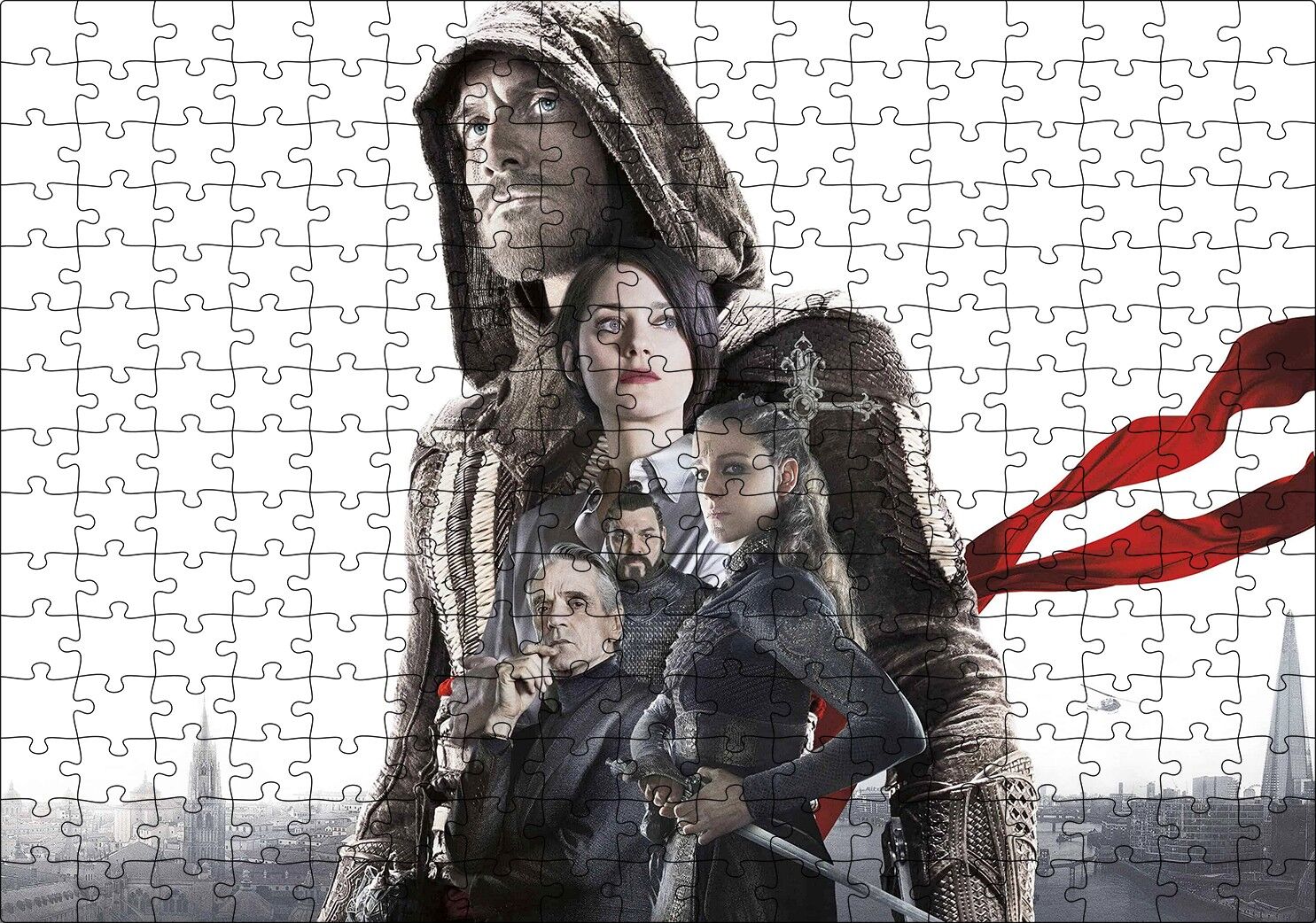 Suikastçı Film Afişi Görseli Puzzle Yapboz MDF Ahşap 255 Parça 34 cm X 49 cm