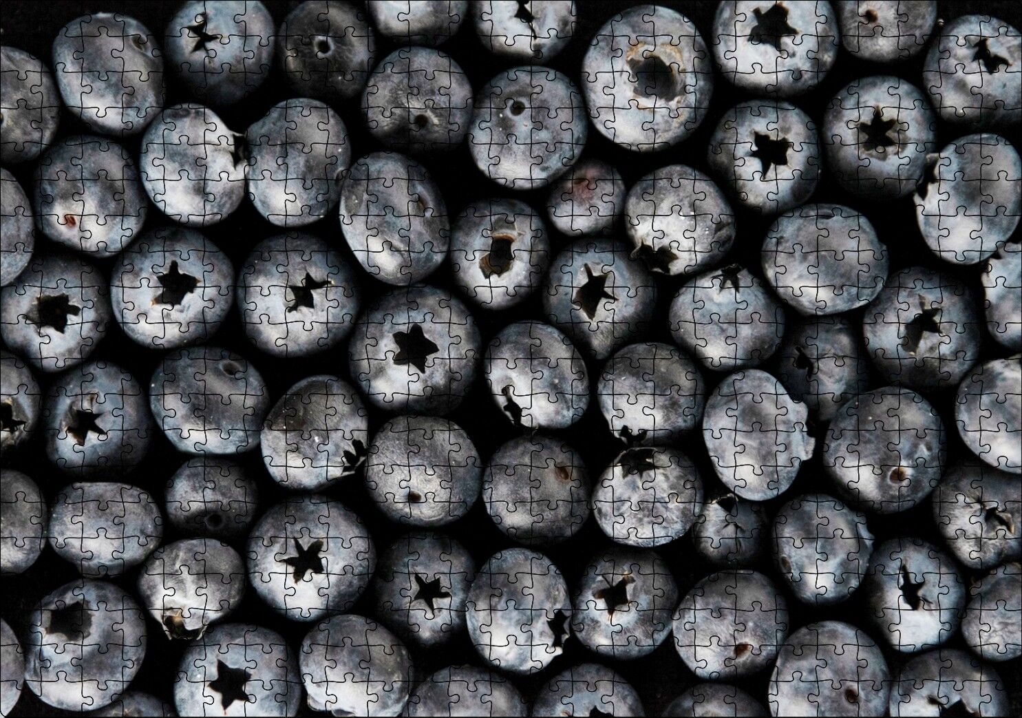 Yabanmersini Meyveleri Yanaşık Düzen Puzzle Yapboz MDF Ahşap 500 Parça 49 cm X 68 cm