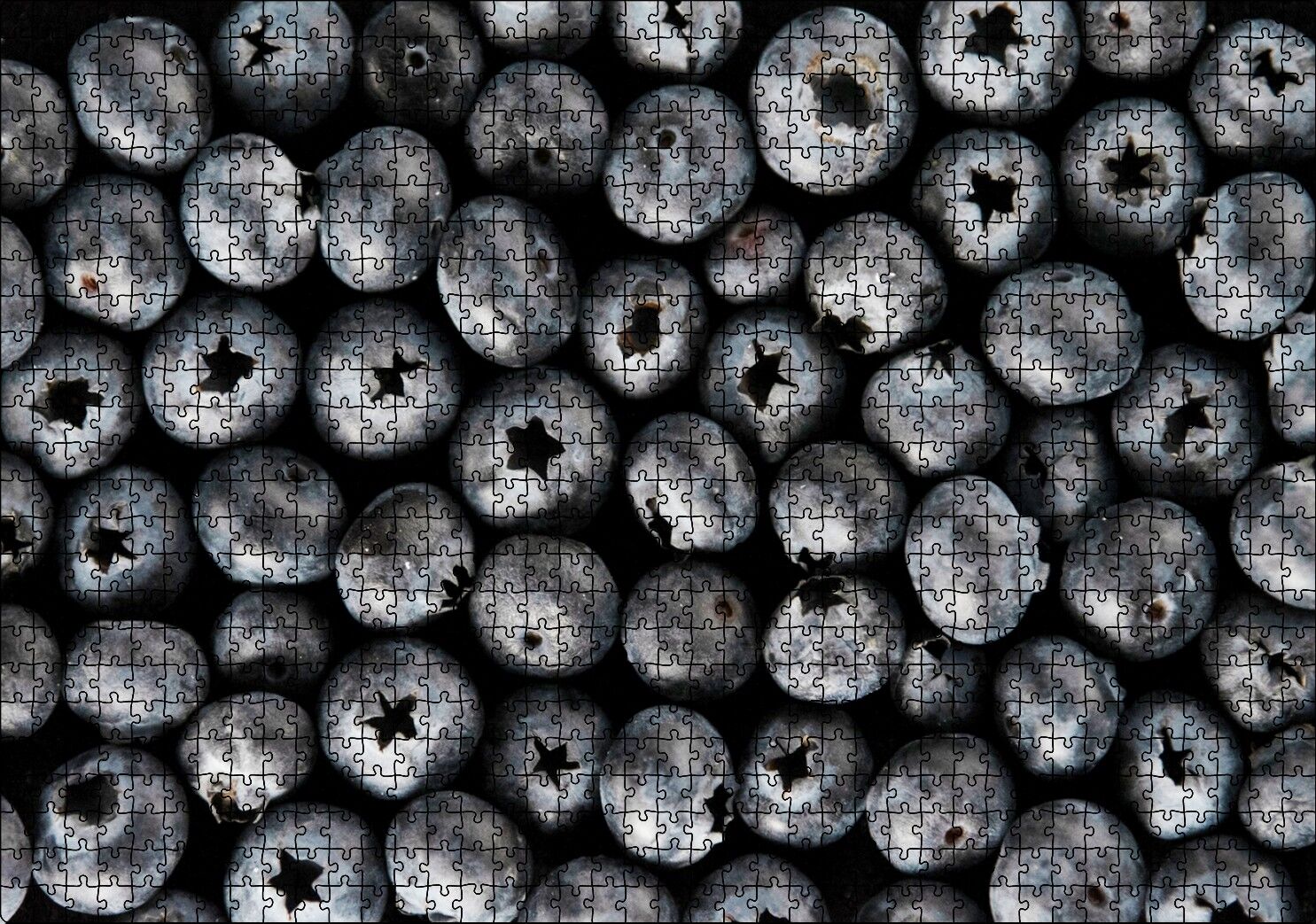 Yabanmersini Meyveleri Yanaşık Düzen Puzzle Yapboz MDF Ahşap 1000 Parça 49 cm X 68 cm