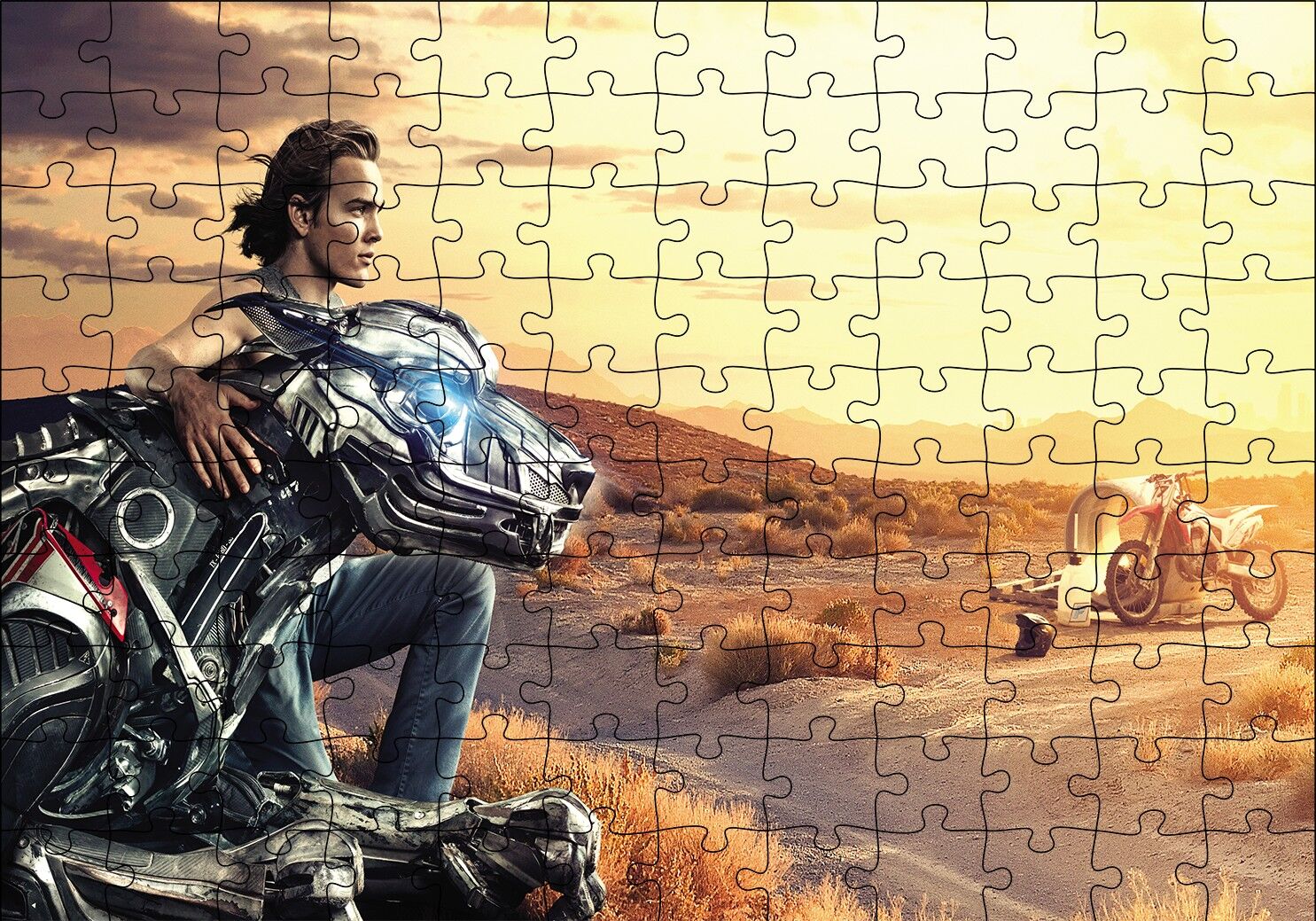 A.X.L Alex Neustadter Film Göreli Puzzle Yapboz MDF Ahşap 120 Parça 24 cm X 34 cm