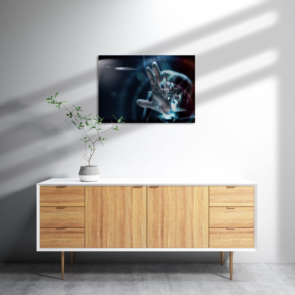 Bilim Kurgu MDF Akşap Duvar Tablo 50x70 cm