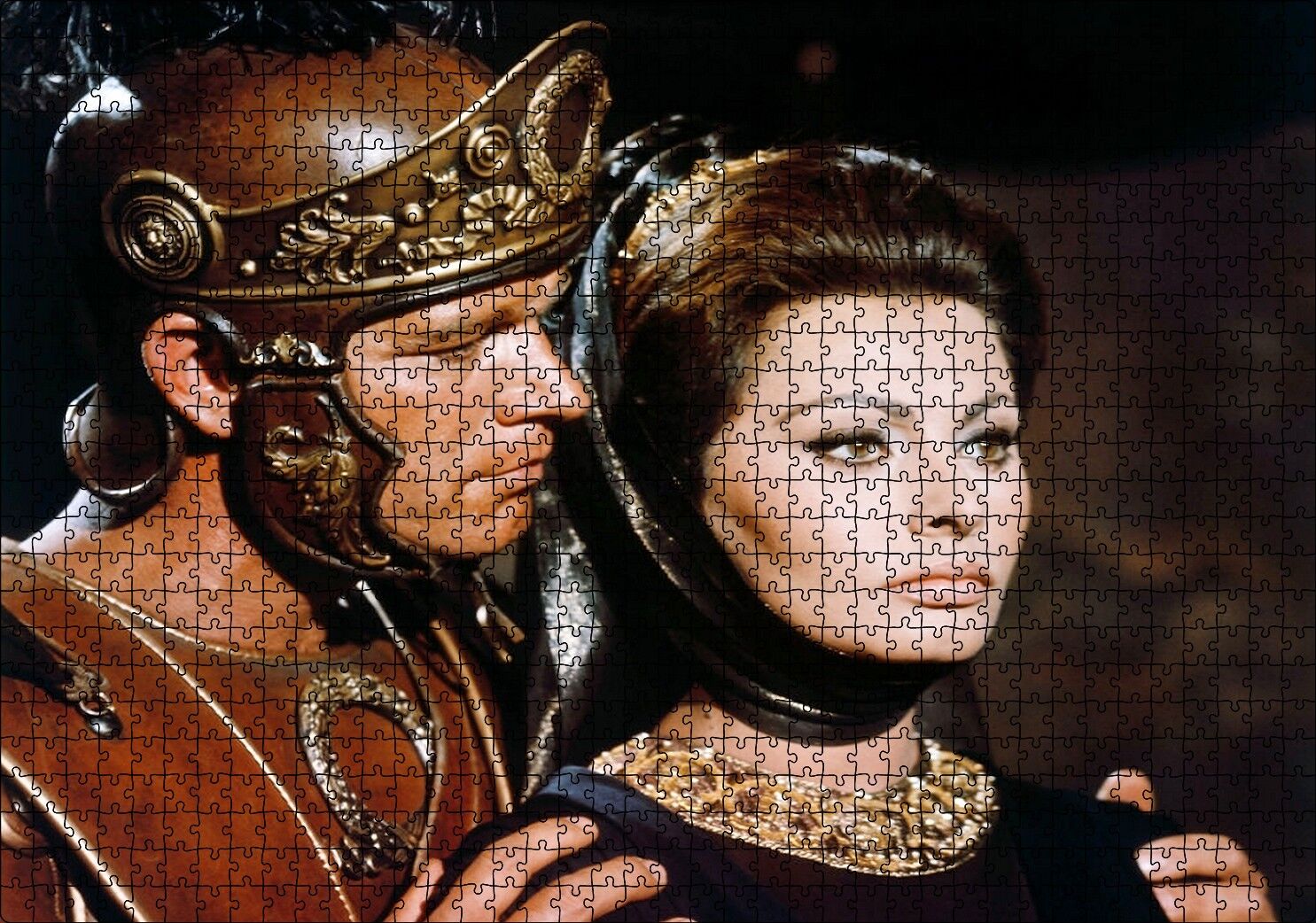Sophia Loren Roma İmparatorluğunun Düşüşü Görseli Puzzle Yapboz MDF Ahşap 1000 Parça 49 cm X 68 cm