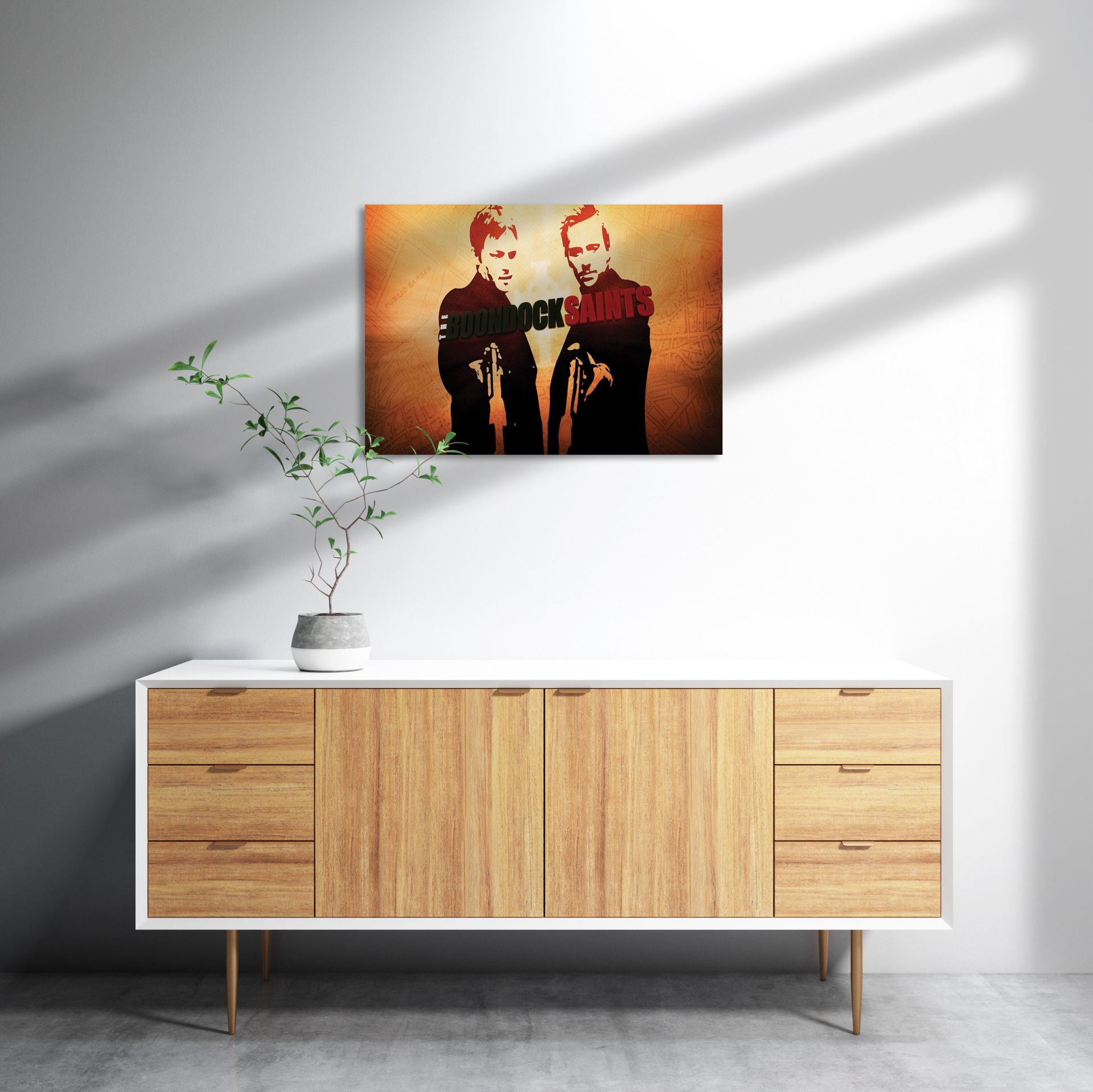 Boondock Saints MDF Akşap Duvar Tablo 35x50 cm