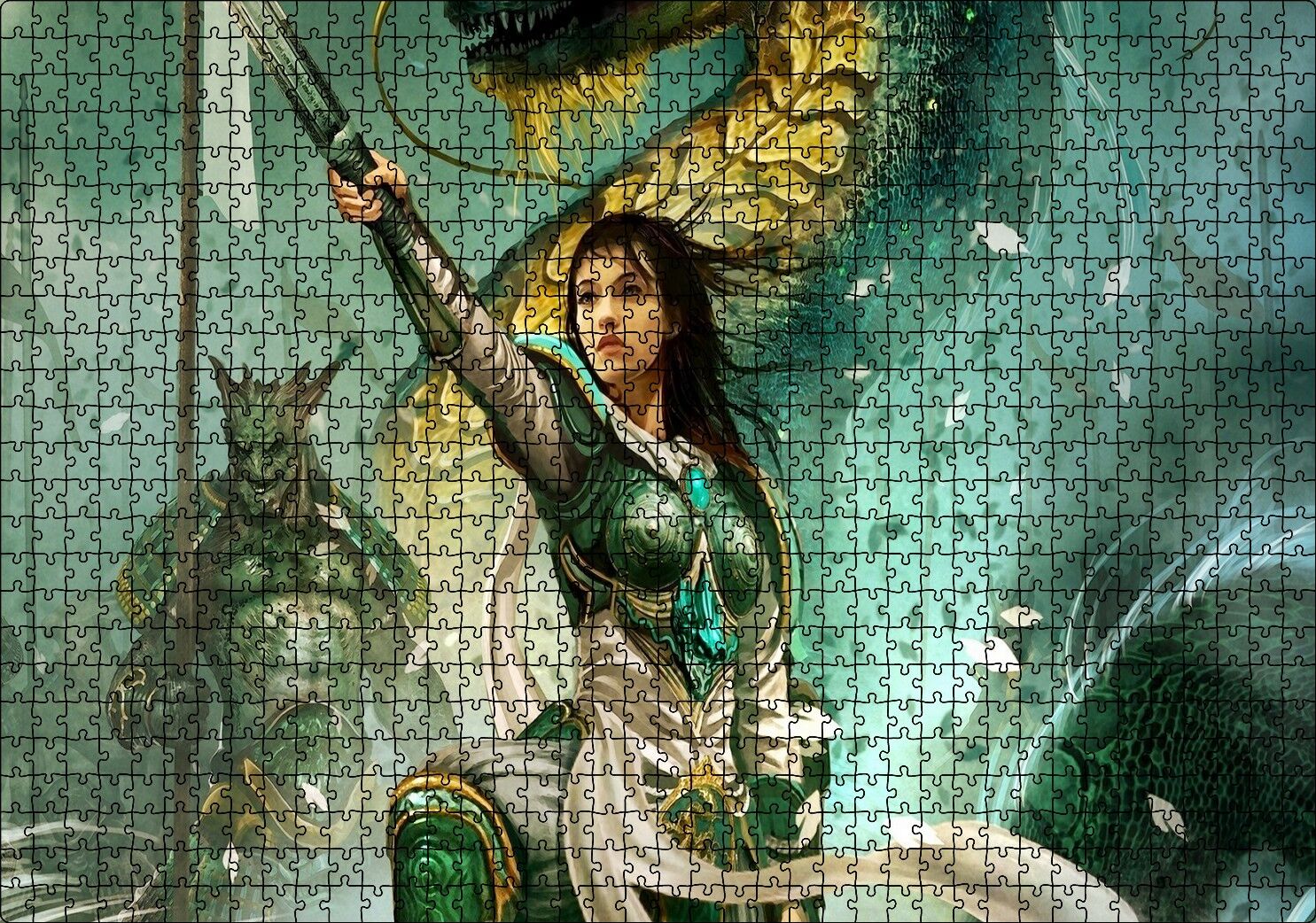Lider Fantezi Sanat Puzzle Yapboz MDF Ahşap 1000 Parça 49 cm X 68 cm