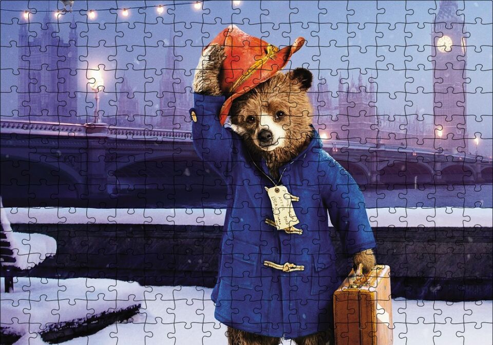 Paddington Bear Puzzle Yapboz MDF Ahşap 255 Parça 34 cm X 49 cm