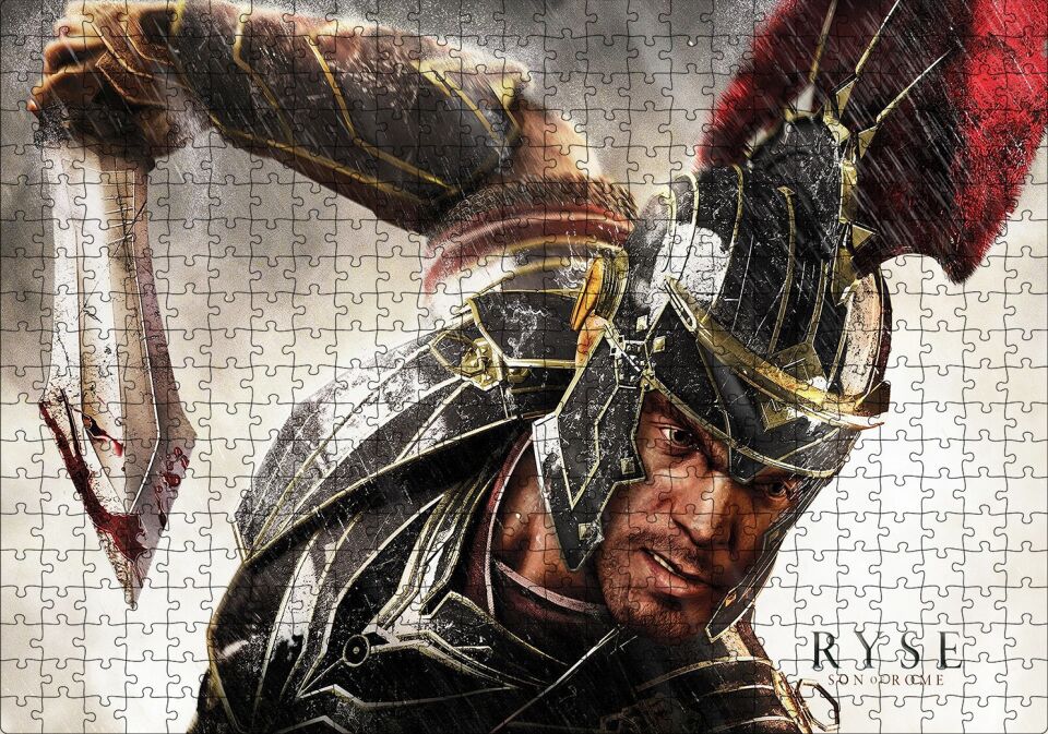 Ryse Son Of Rome Oyunu Görseli Puzzle Yapboz MDF Ahşap 500 Parça 49 cm X 68 cm