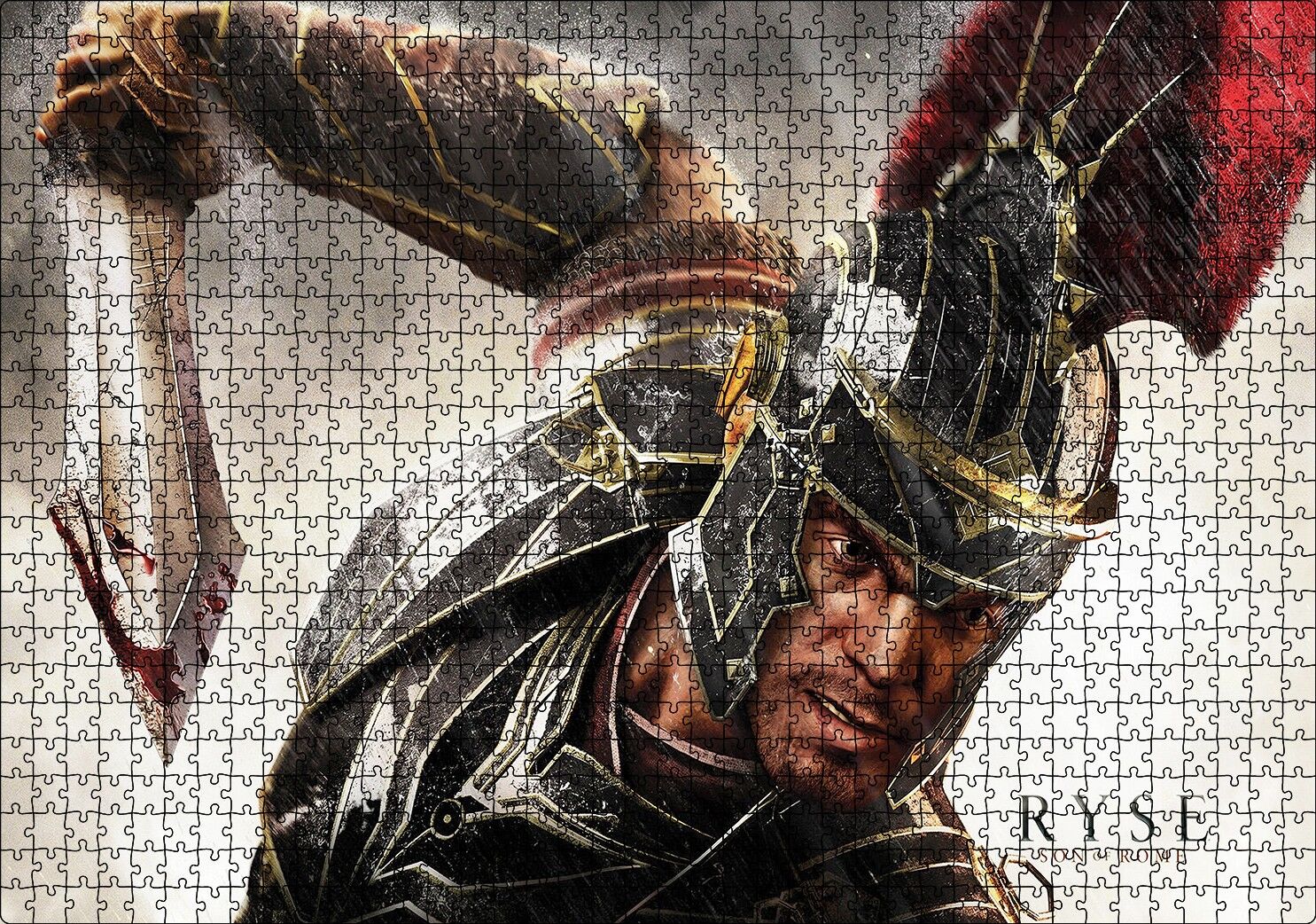 Ryse Son Of Rome Oyunu Görseli Puzzle Yapboz MDF Ahşap 1000 Parça 49 cm X 68 cm