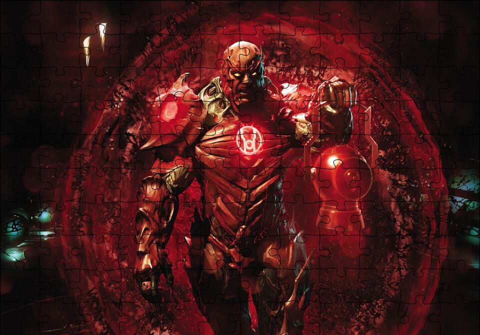 Injustice 2 Atrocitus Görsel Puzzle Yapboz MDF Ahşap