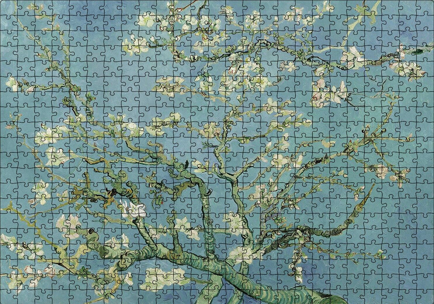 Çiçek Açan Badem Agacı Van Gogh Puzzle Yapboz MDF Ahşap 500 Parça 49 cm X 68 cm