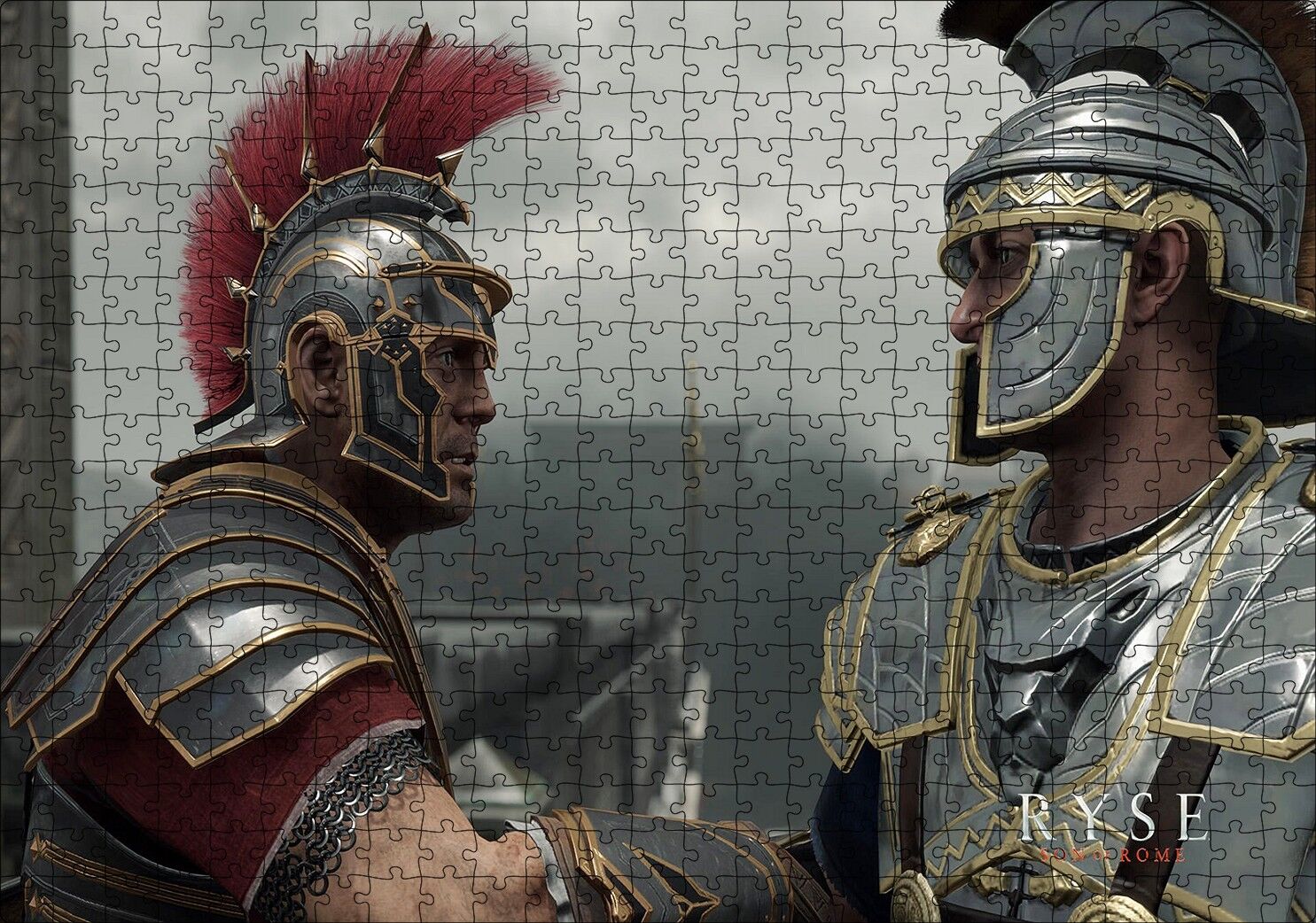 Ryse Son Of Rome Oyunu Karşılaşma Görseli Puzzle Yapboz MDF Ahşap 500 Parça 49 cm X 68 cm