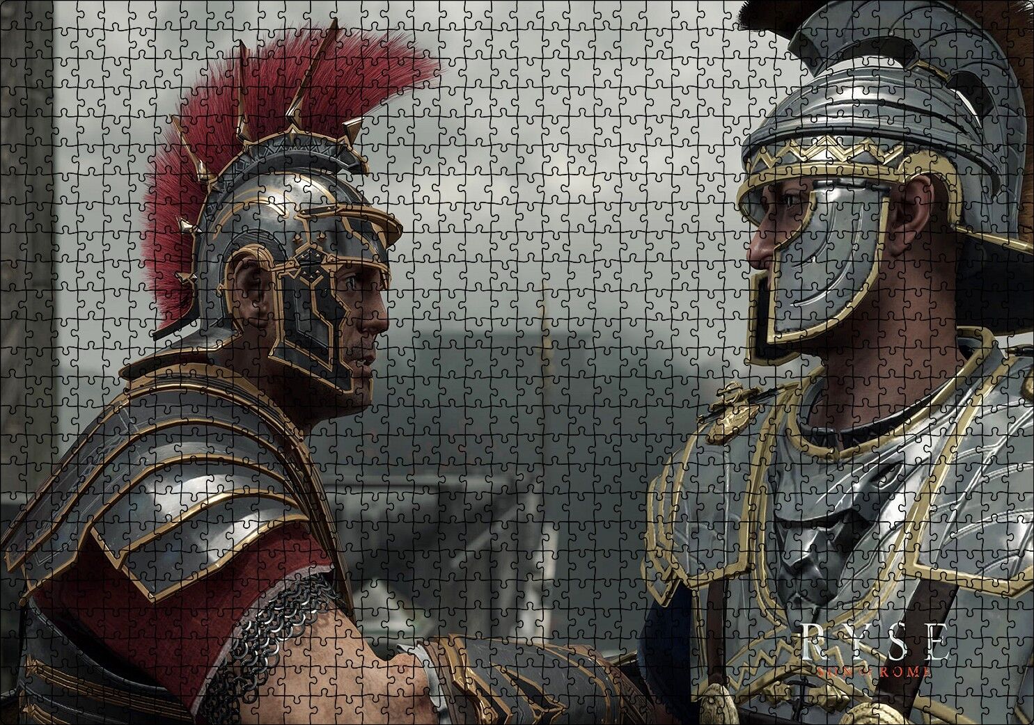 Ryse Son Of Rome Oyunu Karşılaşma Görseli Puzzle Yapboz MDF Ahşap 1000 Parça 49 cm X 68 cm