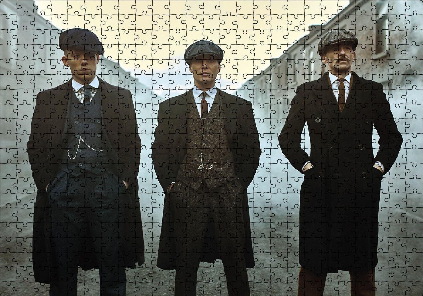 Peaky Blinders Puzzle Yapboz MDF Ahşap 500 Parça 49 cm X 68 cm