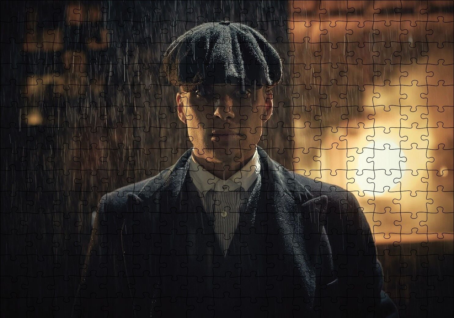 Peaky Blinders Puzzle Yapboz MDF Ahşap 255 Parça 34 cm X 49 cm