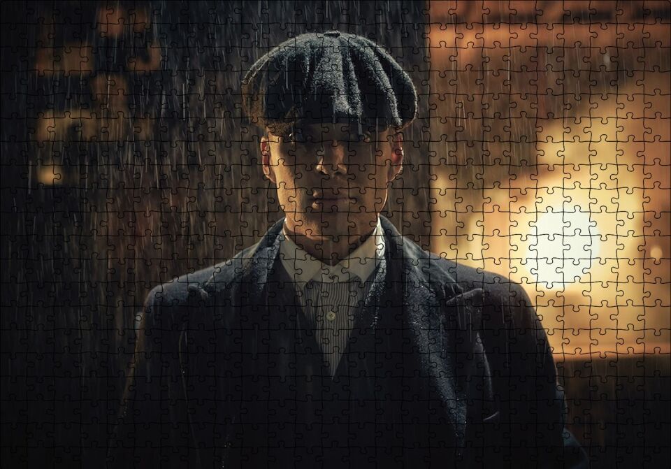 Peaky Blinders Puzzle Yapboz MDF Ahşap 500 Parça 49 cm X 68 cm