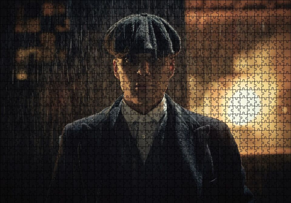 Peaky Blinders Puzzle Yapboz MDF Ahşap 1000 Parça 49 cm X 68 cm