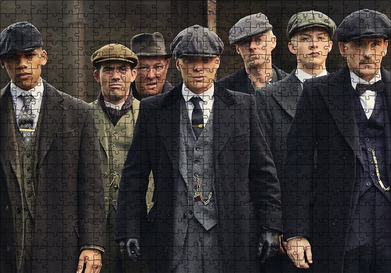 Peaky Blinders Puzzle Yapboz MDF Ahşap 500 Parça 49 cm X 68 cm