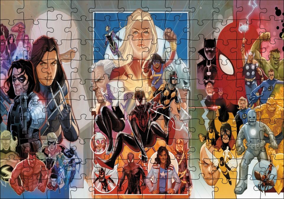Marvel Avengers Çizgi Romanlar Marvel Comics Banshee Görseli Puzzle Yapboz MDF Ahşap 120 Parça 24 cm X 34 cm