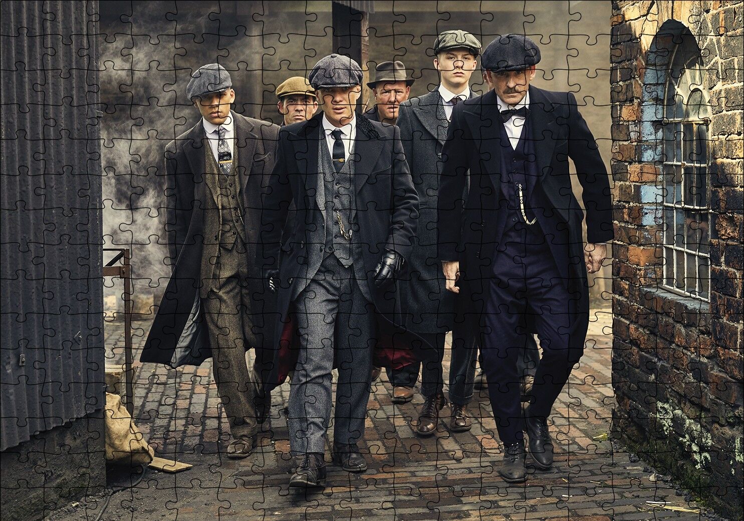 Peaky Blinders Puzzle Yapboz MDF Ahşap 255 Parça 34 cm X 49 cm