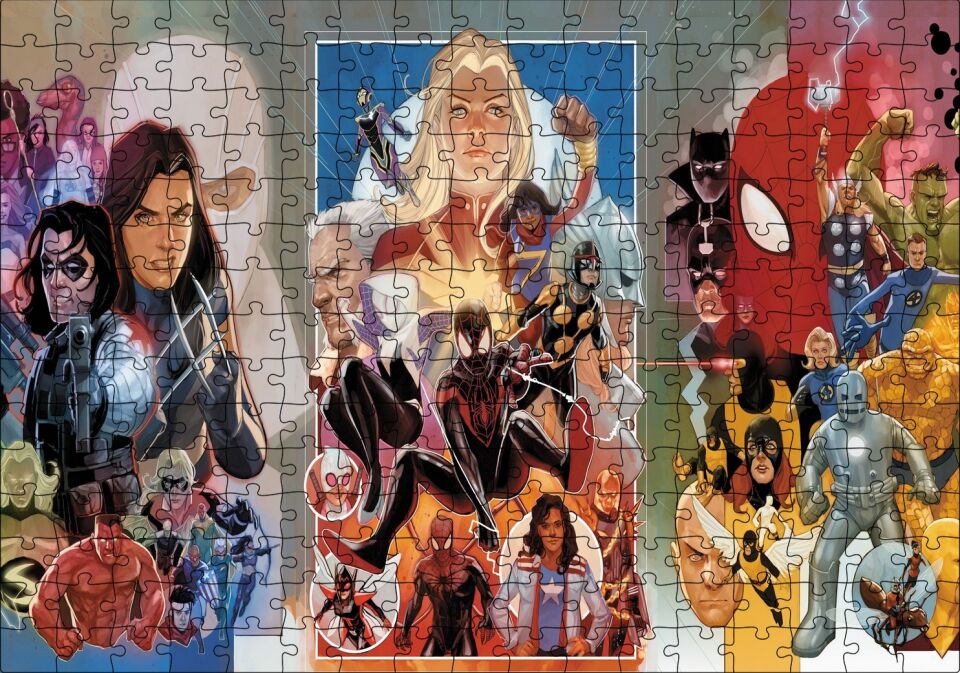 Marvel Avengers Çizgi Romanlar Marvel Comics Banshee Görseli Puzzle Yapboz MDF Ahşap 255 Parça 34 cm X 49 cm