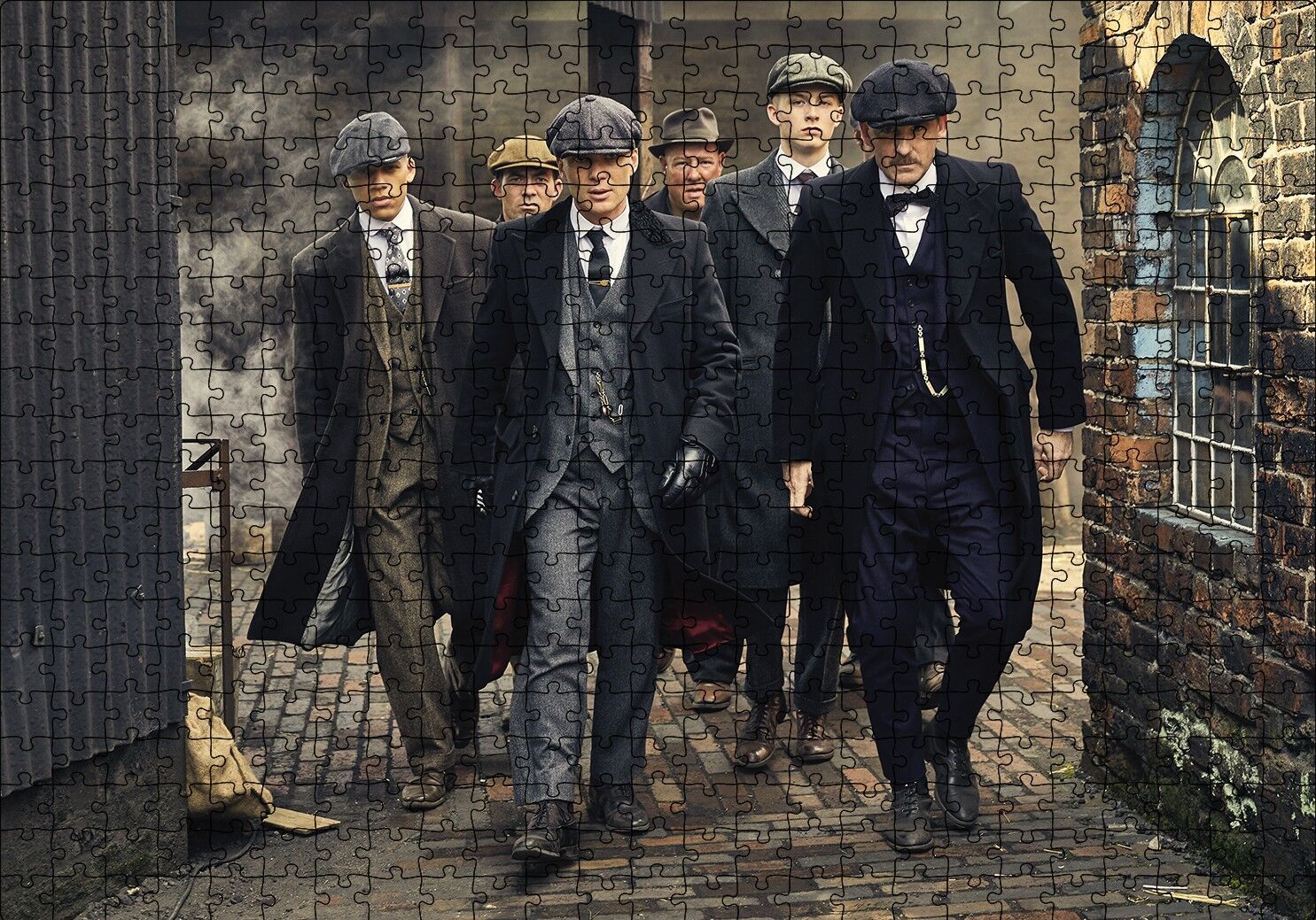Peaky Blinders Puzzle Yapboz MDF Ahşap 500 Parça 49 cm X 68 cm