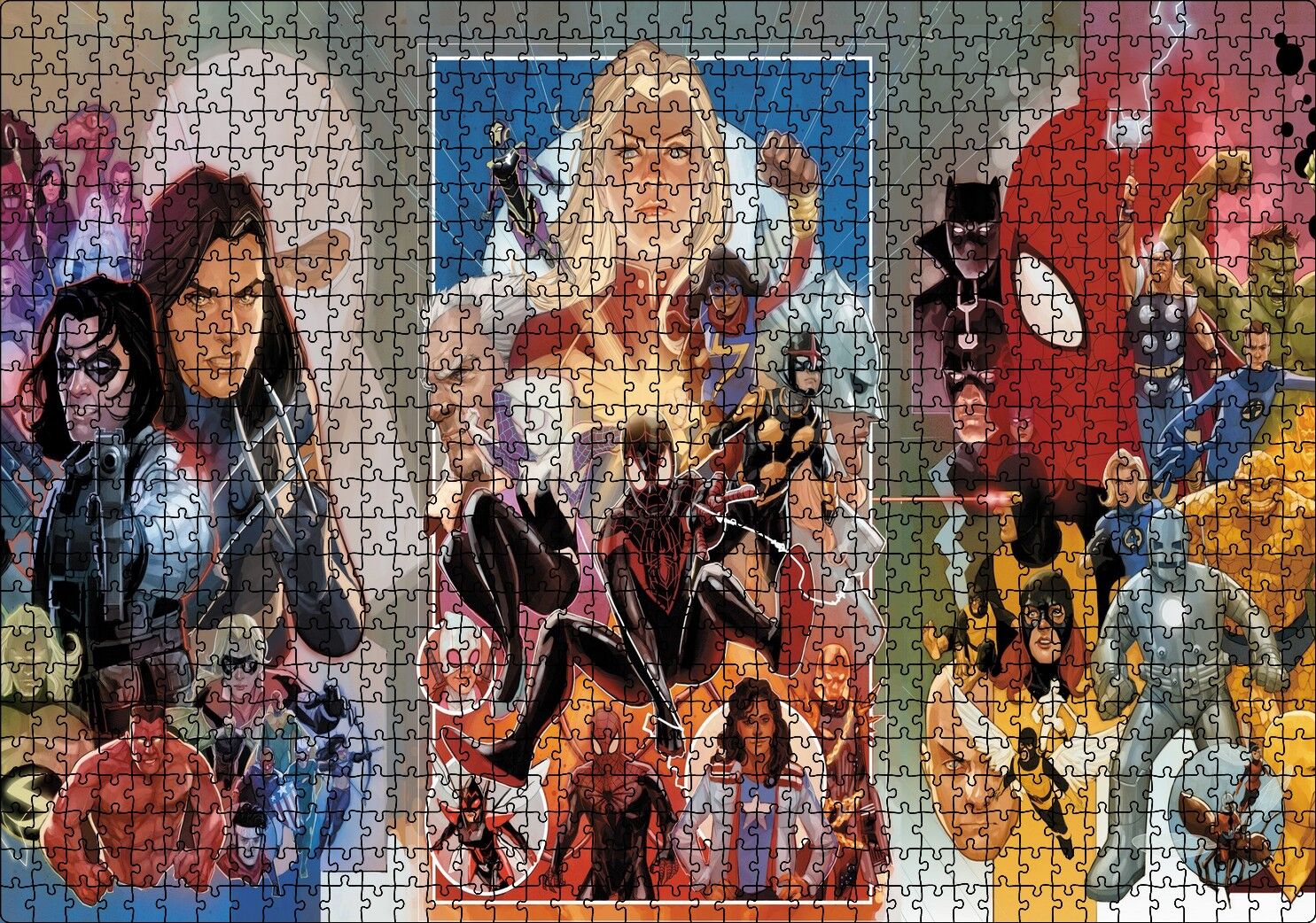 Marvel Avengers Çizgi Romanlar Marvel Comics Banshee Görseli Puzzle Yapboz MDF Ahşap 1000 Parça 49 cm X 68 cm