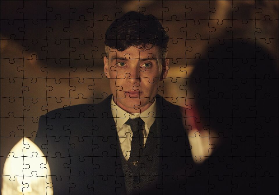 Peaky Blinders Puzzle Yapboz MDF Ahşap 120 Parça 24 cm X 34 cm